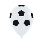 Balão Latex Impressão 360 Fashion Bola de FuteBolas 12" / 30cm - 50 Un