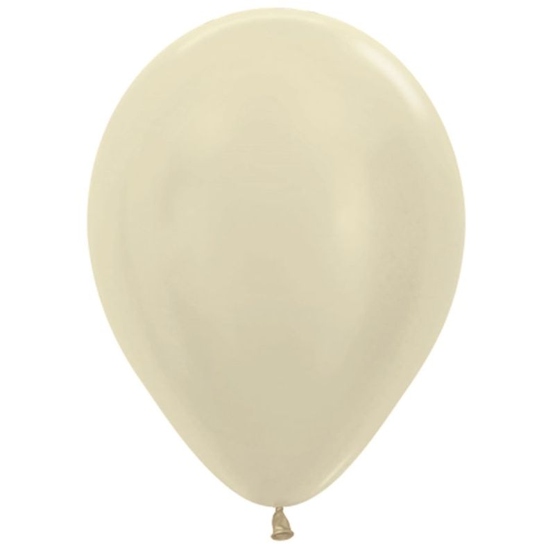 Balão Latex Satin Marfim 5" / 13cm - 50 Un