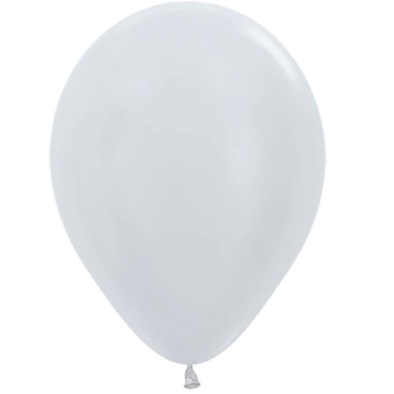 Balão Látex Satin Prata 24" / 60cm - 3 Un