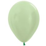 Balão Latex Satin Verde 12" / 30cm - 50 Un