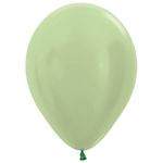 Balão Latex Satin Verde 5" / 13cm - 50 Un