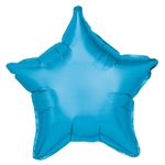 Balão Metalizado Estrela Azul 18'' / 45cm