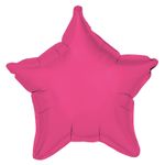 Balão Metalizado Estrela Magenta 18'' / 45cm