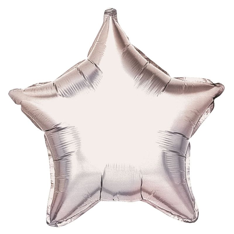 Balão Metalizado Estrela Prata 18'' / 45cm