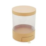 Caixa Redonda com Gaveta Kraft 22X26,5 - 1 Un