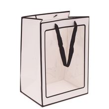 Sacola com Visor G Branco 35X25X18