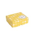 Caixa para 4 Brigadeiro Que Seja Doce Amarelo 9X9X4,5 - 10 Un