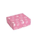 Caixa para 4 Brigadeiro Brigadeiro Rosa 9X9X4,5 - 10 Un