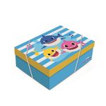 Caixa Retângular com Tampa Baby Shark P 24X18X8 - 1 Un