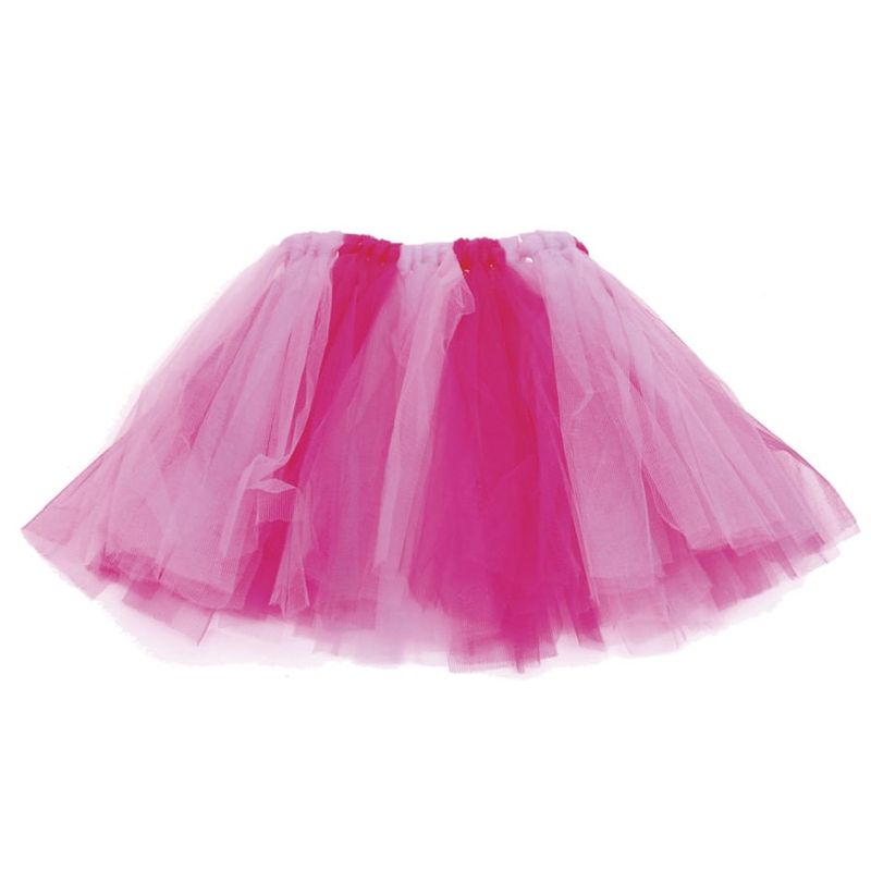 Saia de Tule Rosa e Pink Infantil