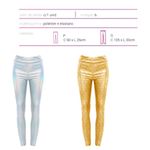 Calça Legging Iridescente P com 1 Unidade