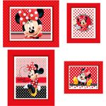 Quadros Decorativos Minnie - 4 Un