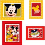 Quadros Decorativos Mickey - 4 Un