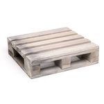 Pallet Decorativo Cinza P 10x30x30