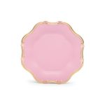 Sousplat Borda Arabesco Rosa e Ouro 2x33x33 - 1 Un