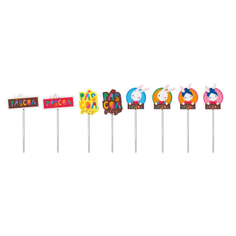 Pick Decorativo Energia Sortido 2x3x3 - 12 Un