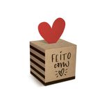 Caixa Pop Up Feito Com Amor P 7X7X7 - Pacote com 10 Un