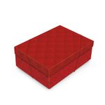 Caixa Retangular com Tampa Luxúria Vermelho m 35x25x11 - 1 Un