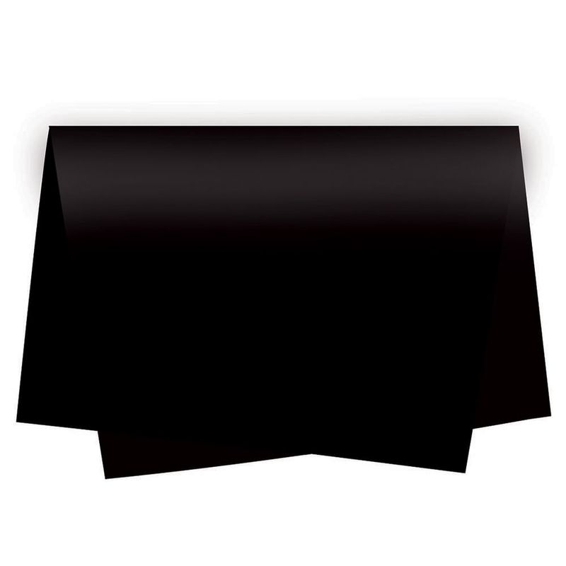 Papel Seda Preto 49x69 - 100 Un