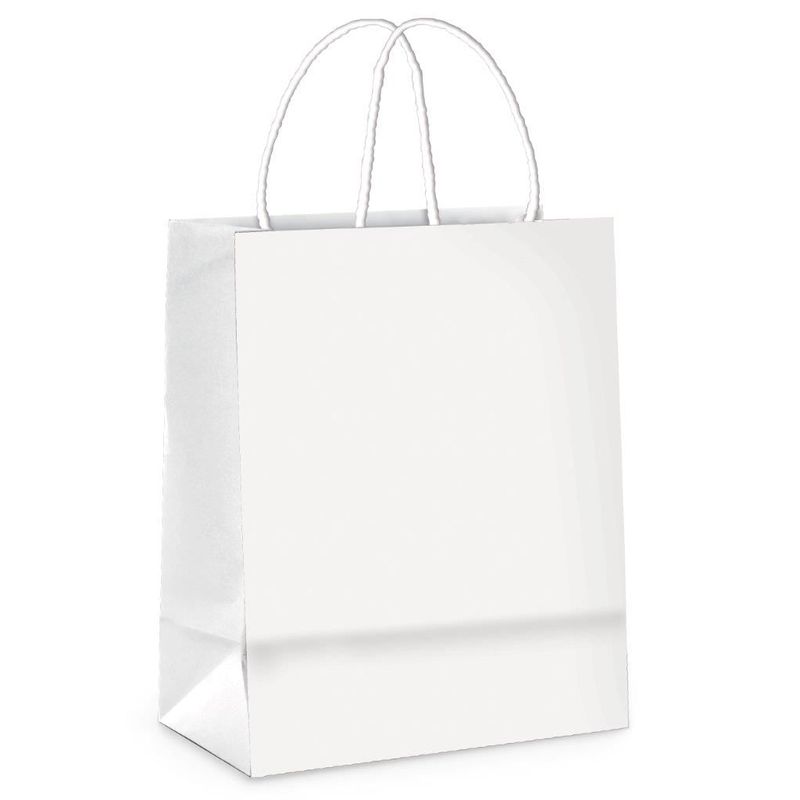 Sacola Papel Branco G 32x26,5x13  - 50 Un