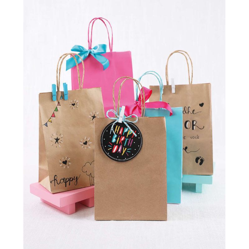 Sacola Papel Kraft GG 39x32x16 - 10 Un