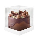 Caixa para Mini Bolos Branco 20x20 com 10 Un