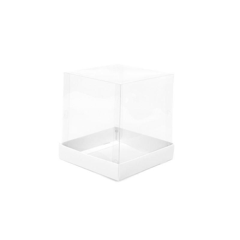 Caixa para Mini Bolos Branco 20x20 com 10 Un