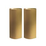 Lata para Presente 20x9,1cm Ouro P - 1 Un