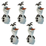 Decoração Pequena para Lembrancinha Festa Frozen 2 Olaf - 5 Un