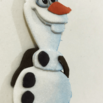 Decoração Pequena para Lembrancinha Festa Frozen 2 Olaf - 5 Un