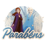 Painel Parabéns para Decoração Festa Frozen 2 - 1 Un