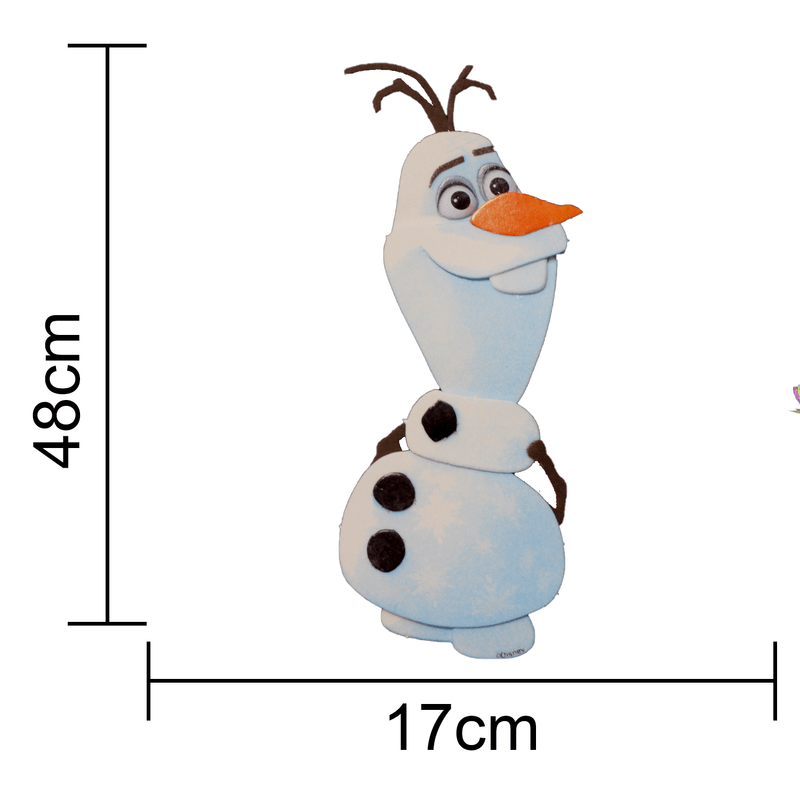 Painel Relevo para Decoração Festa Frozen 2 Olaf - 1 Un