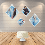 Quadrinhos para Decoração de Festa e Quarto Frozen 2 - 1 Un