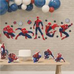 Kit de Painéis para Festa Decoração Homem-Aranha - 1 Un