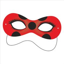Adereço Divertido e Lembrancinha para Festa Máscara Ladybug - 1 Un