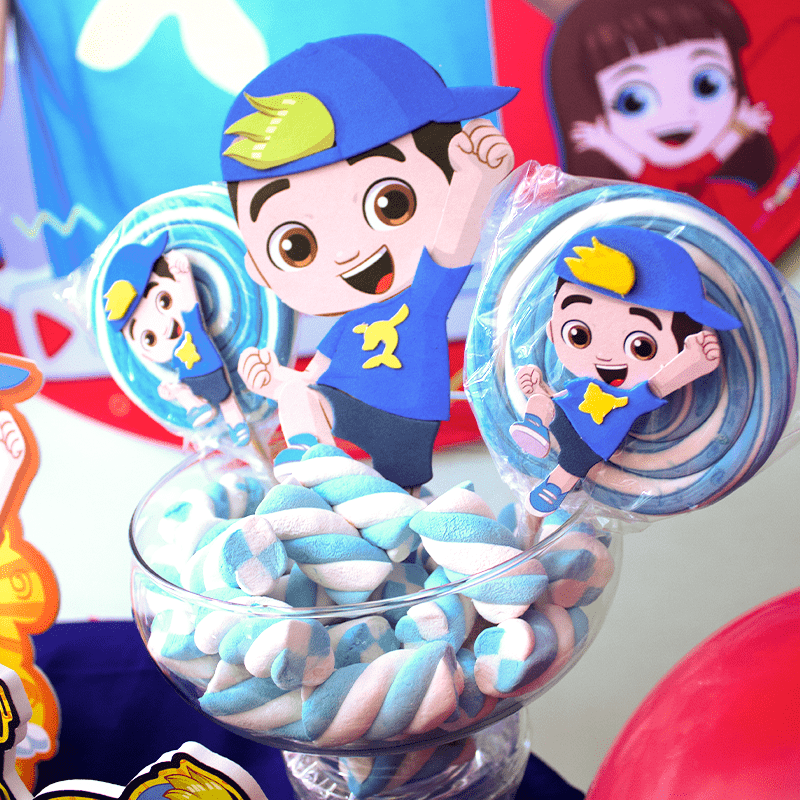 Decoração Pequena para Lembrancinha Festa Luccas Neto - 5 Un