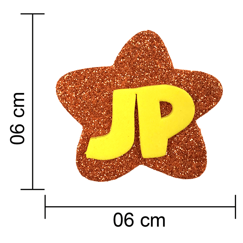 Aplique Glitter para Decoração Maria Clara e JP - JP