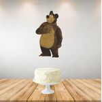 Painel Relevo para Decoração Festa Masha e o Urso
