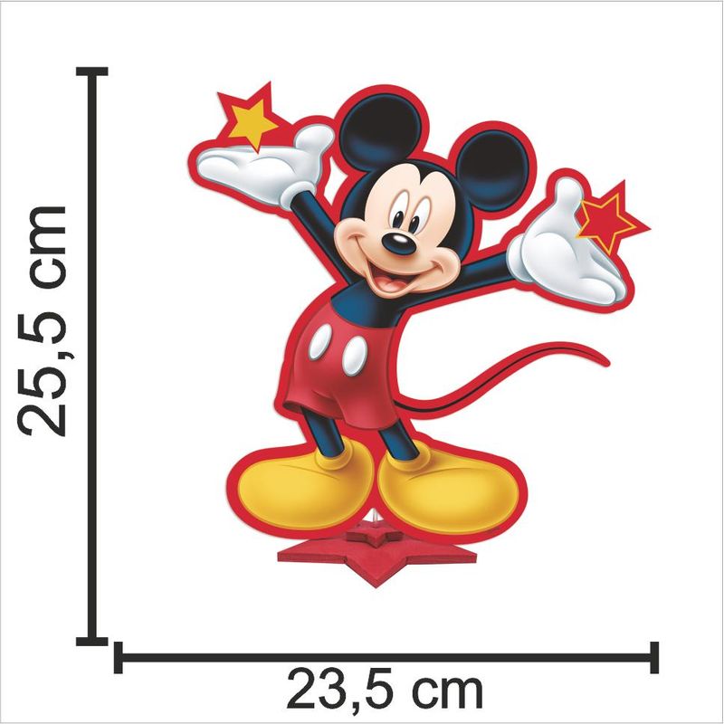 Kit Enfeite Impresso para Festa Decoração Mickey - 1 Un