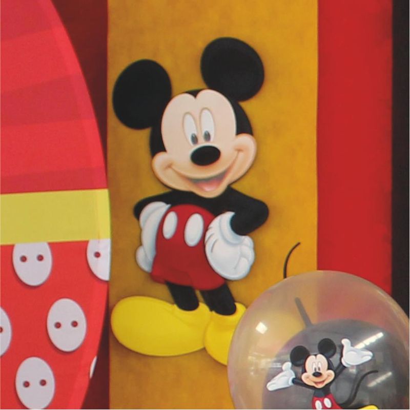 Painel Relevo para Decoração Festa Mickey Modelo 2 - 1 Un