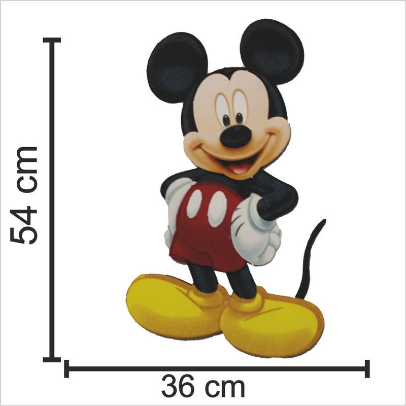 Painel Relevo para Decoração Festa Mickey Modelo 2 - 1 Un