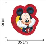 Palitos Decorativos Impressos para Docinhos Festa Mickey - 12 Un