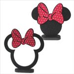 Enfeite Grande para Festa Minnie com Glitter - 1 Un