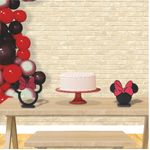 Enfeite Grande para Festa Minnie com Glitter - 1 Un