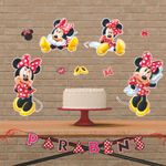 Kit de Painéis para Festa Decoração Minnie - 1 Un