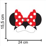 Adereço Divertido e Lembrancinha para Festa Máscara Minnie - 1 Un