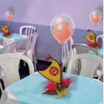 Decoração para Mesa em EVA com Suporte para Balão Moana - 1 Un