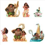 Kit de pequenos painéis para decoração Moana - 1 Un