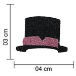 Aplique Glitter para Decoração Minnie Orelhas - 5 Un