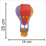 Decoração para Mesa em EVA com Suporte para Balão Mundo Bita - 1 Un